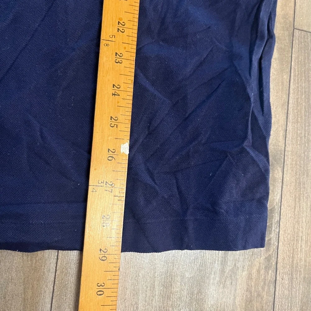 Polo‎ Ralph Lauren Mens XL Polo Shirt Navy Blue Green Stripe XL Bin P-201